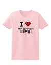 I Heart My Gamer Wife Womens T-Shirt-Womens T-Shirt-TooLoud-PalePink-X-Small-Davson Sales