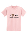 I Heart My German Shepherd Childrens T-Shirt-Childrens T-Shirt-TooLoud-PalePink-X-Small-Davson Sales