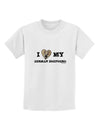 I Heart My German Shepherd Childrens T-Shirt-Childrens T-Shirt-TooLoud-White-X-Small-Davson Sales