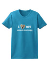 I Heart My German Shepherd Womens Dark T-Shirt-Womens T-Shirt-TooLoud-Turquoise-X-Small-Davson Sales