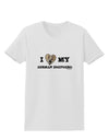 I Heart My German Shepherd Womens T-Shirt-Womens T-Shirt-TooLoud-White-X-Small-Davson Sales