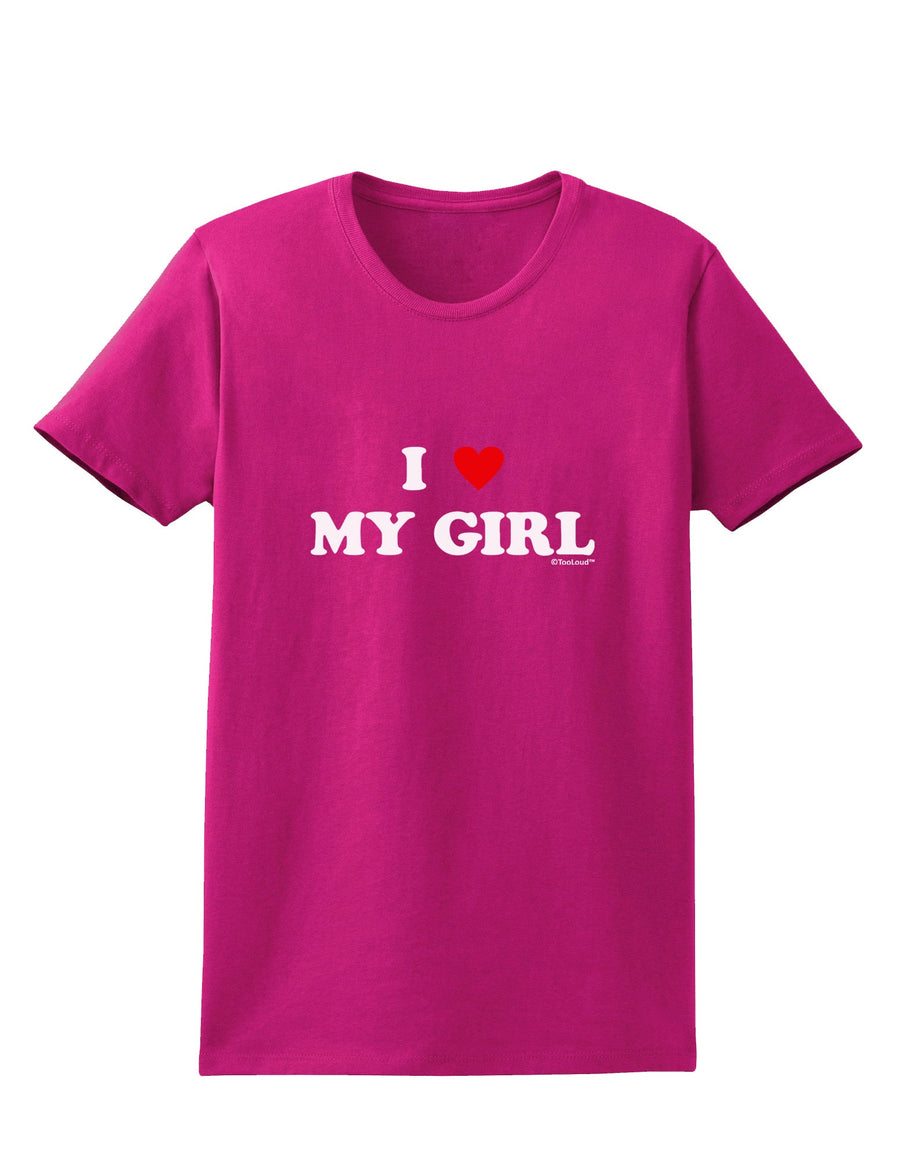 I Heart My Girl - Matching Couples Design Womens Dark T-Shirt by TooLoud-Womens T-Shirt-TooLoud-Black-X-Small-Davson Sales