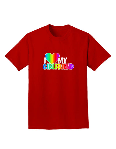 I Heart My Girlfriend - Rainbow Adult Dark T-Shirt-Mens T-Shirt-TooLoud-Red-Small-Davson Sales