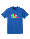 I Heart My Girlfriend - Rainbow Adult Dark T-Shirt-Mens T-Shirt-TooLoud-Royal-Blue-Small-Davson Sales