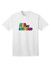 I Heart My Girlfriend - Rainbow Adult T-Shirt-Mens T-Shirt-TooLoud-White-Small-Davson Sales