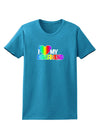 I Heart My Girlfriend - Rainbow Womens Dark T-Shirt-Womens T-Shirt-TooLoud-Turquoise-X-Small-Davson Sales