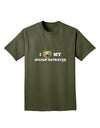 I Heart My Golden Retriever Adult Dark T-Shirt-Mens T-Shirt-TooLoud-Military-Green-Small-Davson Sales