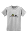 I Heart My Golden Retriever Childrens T-Shirt-Childrens T-Shirt-TooLoud-AshGray-X-Small-Davson Sales