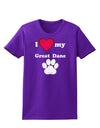 I Heart My Great Dane Womens Dark T-Shirt by TooLoud-TooLoud-Purple-X-Small-Davson Sales