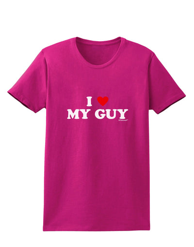 I Heart My Guy Womens Dark T-Shirt by TooLoud-Womens T-Shirt-TooLoud-Hot-Pink-Small-Davson Sales