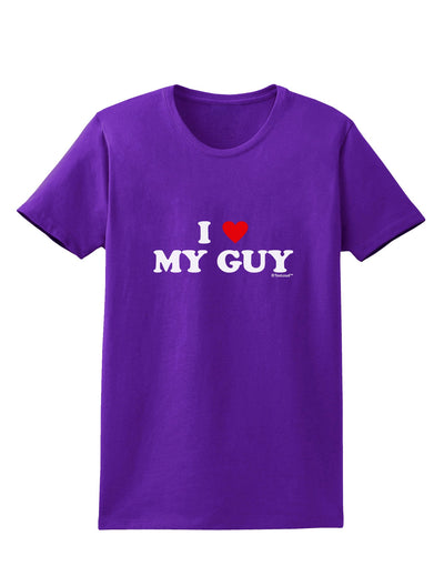 I Heart My Guy Womens Dark T-Shirt by TooLoud-Womens T-Shirt-TooLoud-Purple-X-Small-Davson Sales