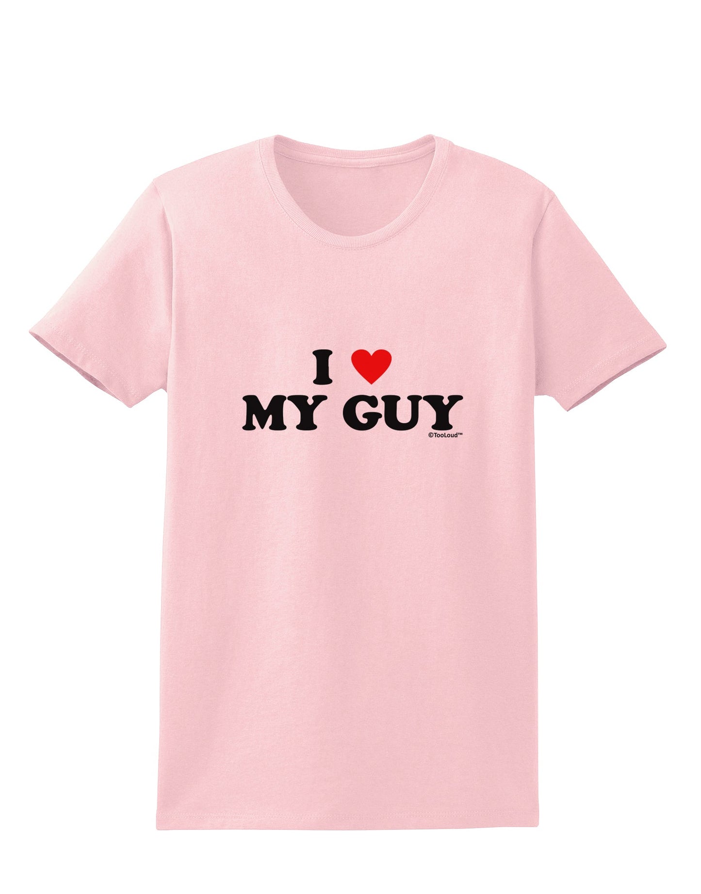 I Heart My Guy Womens T-Shirt by TooLoud-Womens T-Shirt-TooLoud-PalePink-X-Small-Davson Sales