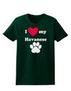 I Heart My Havanese Womens Dark T-Shirt by TooLoud-TooLoud-Forest-Green-Small-Davson Sales