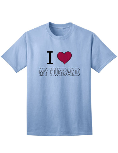 I Heart My Husband Adult Mens and Womens T-Shirt-Womens T-Shirt-TooLoud-Light Blue-Small-Davson Sales