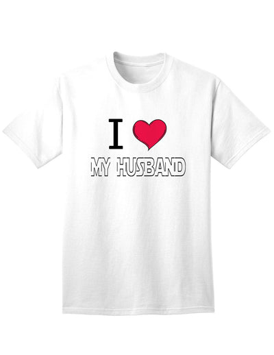 I Heart My Husband Adult Mens and Womens T-Shirt-Womens T-Shirt-TooLoud-White-Small-Davson Sales