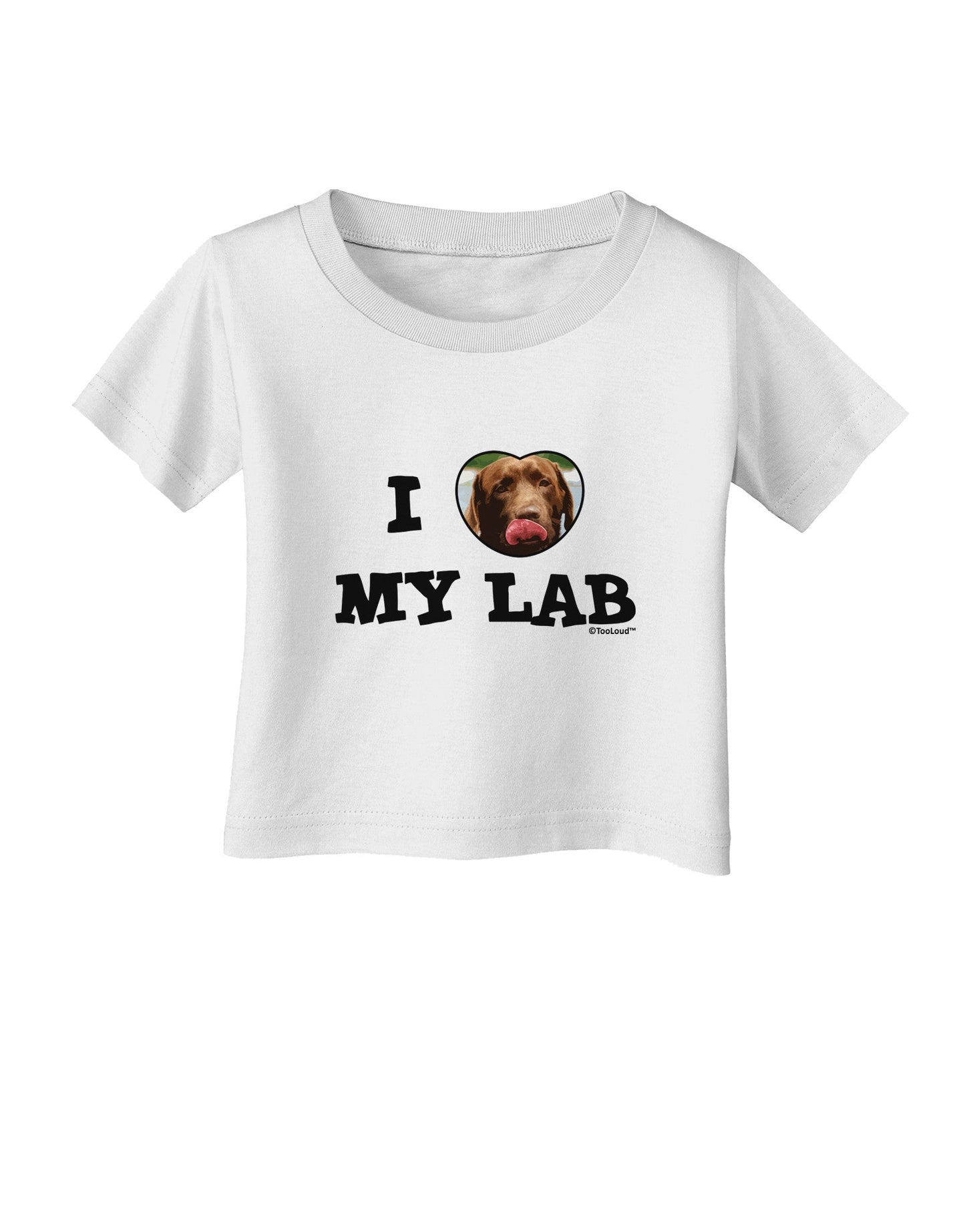 I Heart My Lab Infant T-Shirt-Infant T-Shirt-TooLoud-White-06-Months-Davson Sales