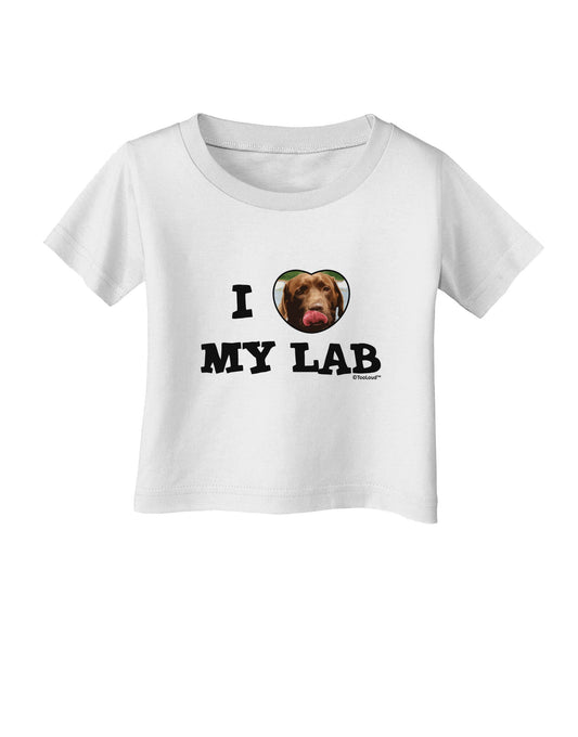 I Heart My Lab Infant T-Shirt-Infant T-Shirt-TooLoud-White-06-Months-Davson Sales