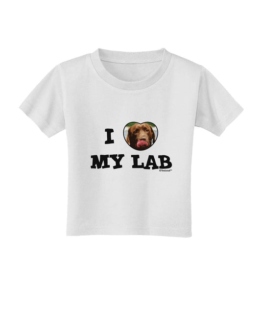 I Heart My Lab Toddler T-Shirt-Toddler T-Shirt-TooLoud-White-2T-Davson Sales