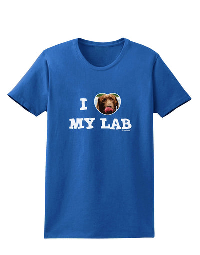 I Heart My Lab Womens Dark T-Shirt-Womens T-Shirt-TooLoud-Royal-Blue-X-Small-Davson Sales