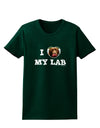 I Heart My Lab Womens Dark T-Shirt-Womens T-Shirt-TooLoud-Forest-Green-Small-Davson Sales