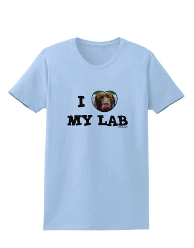 I Heart My Lab Womens T-Shirt-Womens T-Shirt-TooLoud-Light-Blue-X-Small-Davson Sales