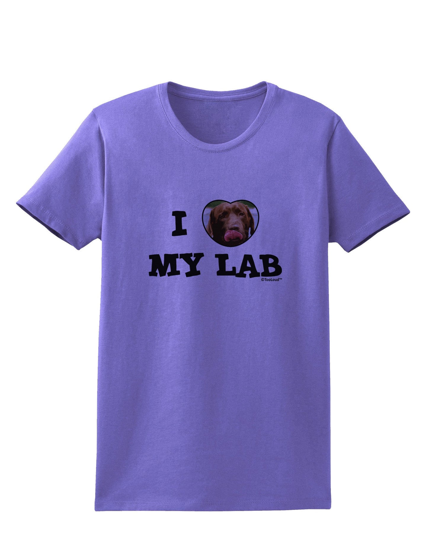 I Heart My Lab Womens T-Shirt-Womens T-Shirt-TooLoud-Violet-X-Small-Davson Sales
