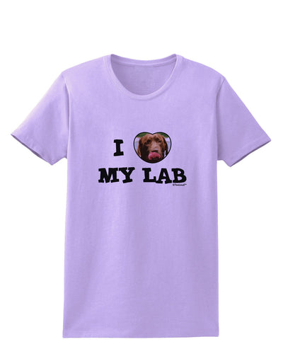 I Heart My Lab Womens T-Shirt-Womens T-Shirt-TooLoud-Lavender-X-Small-Davson Sales