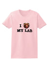 I Heart My Lab Womens T-Shirt-Womens T-Shirt-TooLoud-PalePink-X-Small-Davson Sales