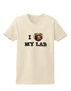 I Heart My Lab Womens T-Shirt-Womens T-Shirt-TooLoud-Natural-X-Small-Davson Sales