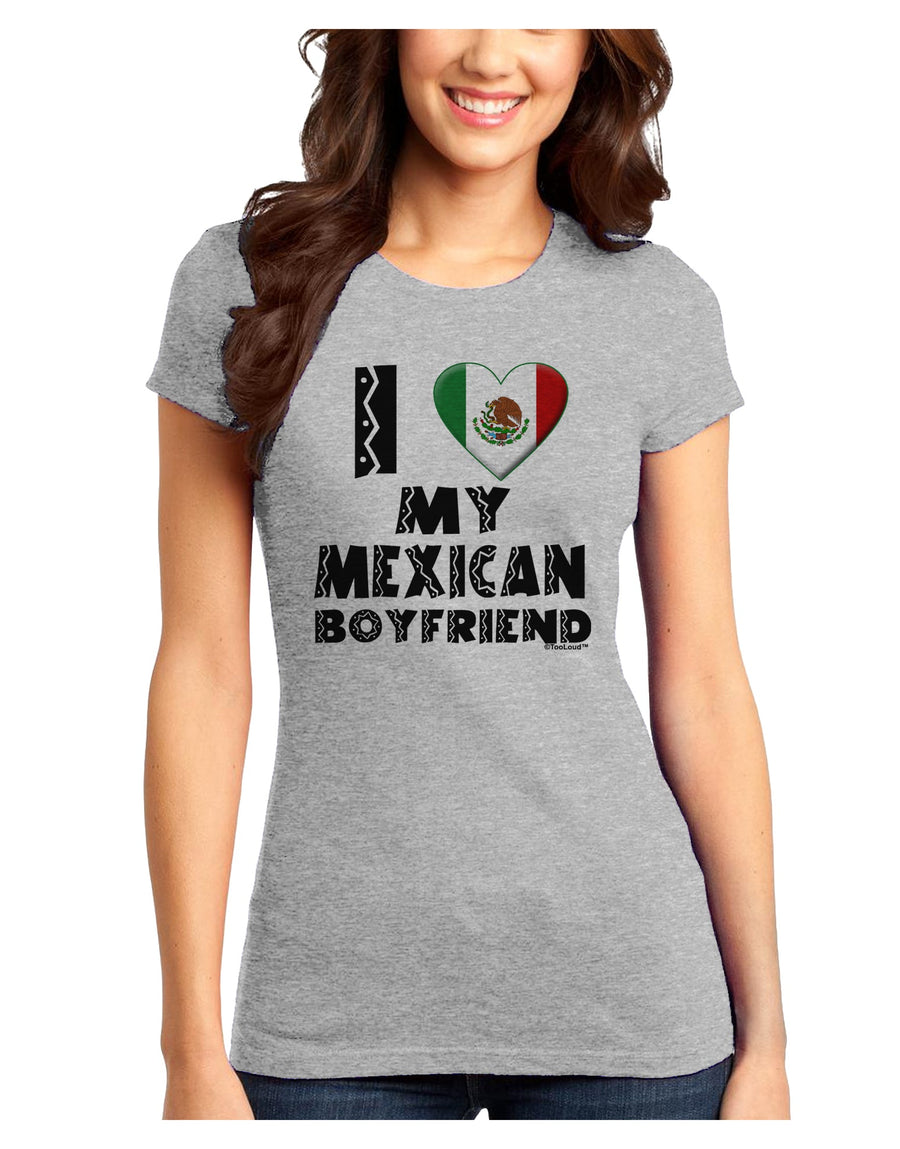 I Heart My Mexican Boyfriend Juniors T-Shirt by TooLoud-Womens Juniors T-Shirt-TooLoud-White-Juniors Fitted X-Small-Davson Sales