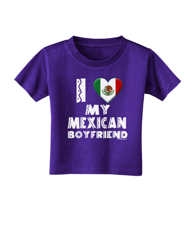I Heart My Mexican Boyfriend Toddler T-Shirt Dark by TooLoud-Toddler T-Shirt-TooLoud-Purple-2T-Davson Sales