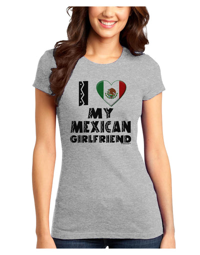 I Heart My Mexican Girlfriend Juniors T-Shirt by TooLoud-Womens Juniors T-Shirt-TooLoud-Ash-Gray-Juniors Fitted X-Small-Davson Sales