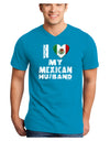 I Heart My Mexican Husband Adult Dark V-Neck T-Shirt by TooLoud-Mens V-Neck T-Shirt-TooLoud-Turquoise-Small-Davson Sales
