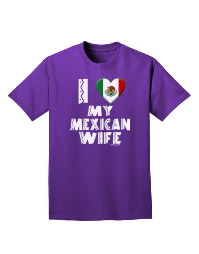 I Heart My Mexican Wife Adult Dark T-Shirt by TooLoud-Mens T-Shirt-TooLoud-Purple-Small-Davson Sales