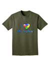 I Heart My Nephew - Autism Awareness Adult Dark T-Shirt by TooLoud-Mens T-Shirt-TooLoud-Military-Green-Small-Davson Sales