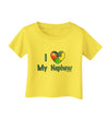 I Heart My Nephew - Autism Awareness Infant T-Shirt by TooLoud-Infant T-Shirt-TooLoud-Yellow-06-Months-Davson Sales