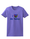 I Heart My Nephew - Autism Awareness Womens T-Shirt by TooLoud-Womens T-Shirt-TooLoud-Violet-X-Small-Davson Sales