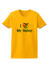 I Heart My Nephew - Autism Awareness Womens T-Shirt by TooLoud-Womens T-Shirt-TooLoud-Gold-X-Small-Davson Sales