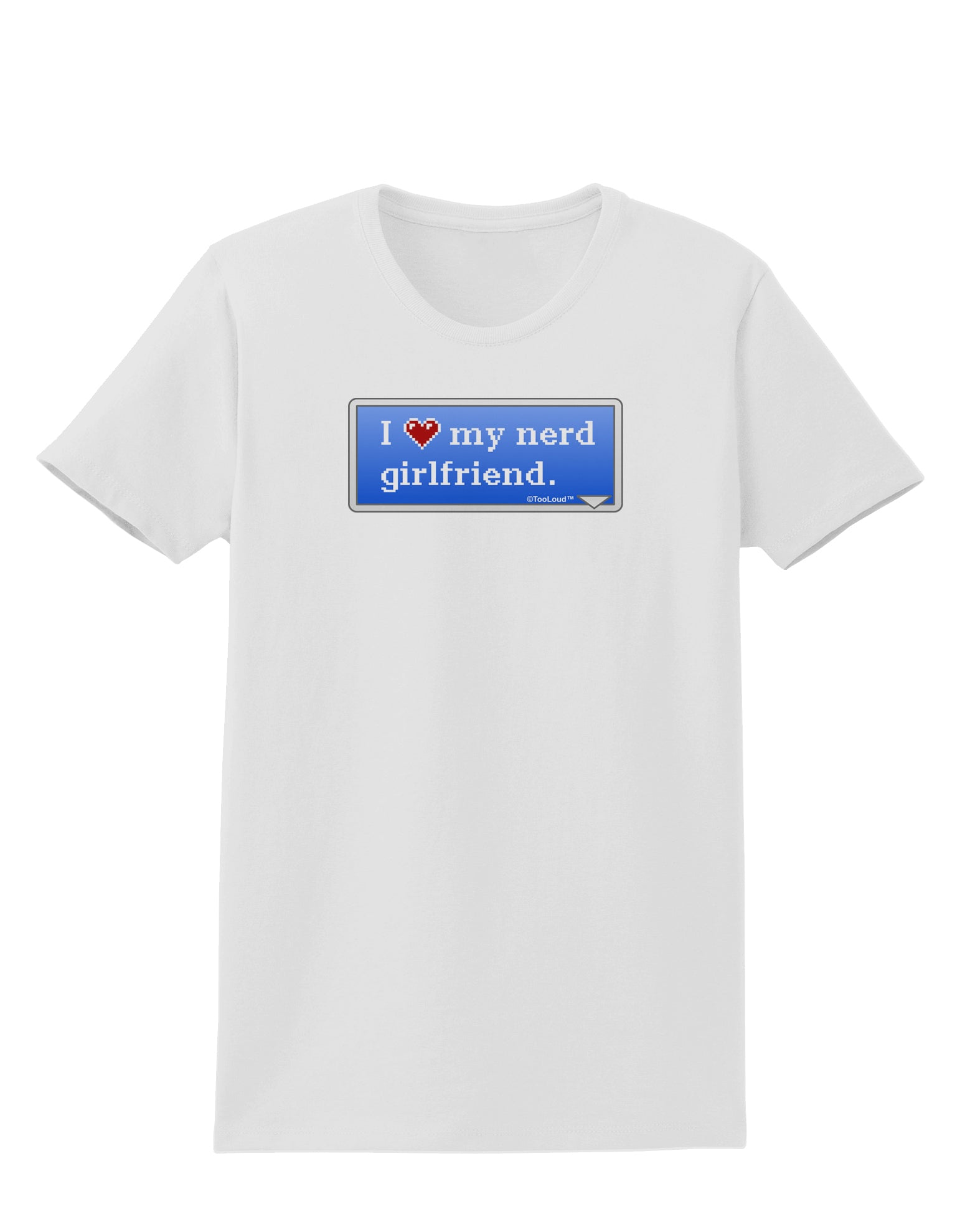 I Heart My Nerd Girlfriend - Retro Womens T-Shirt by TooLoud-Womens T-Shirt-TooLoud-White-X-Small-Davson Sales