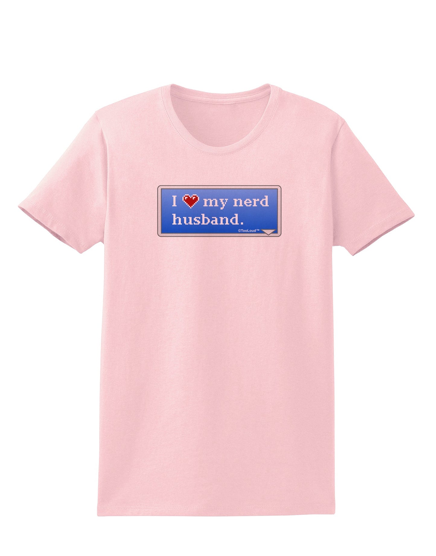 I Heart My Nerd Husband - Retro Womens T-Shirt by TooLoud-Womens T-Shirt-TooLoud-PalePink-X-Small-Davson Sales