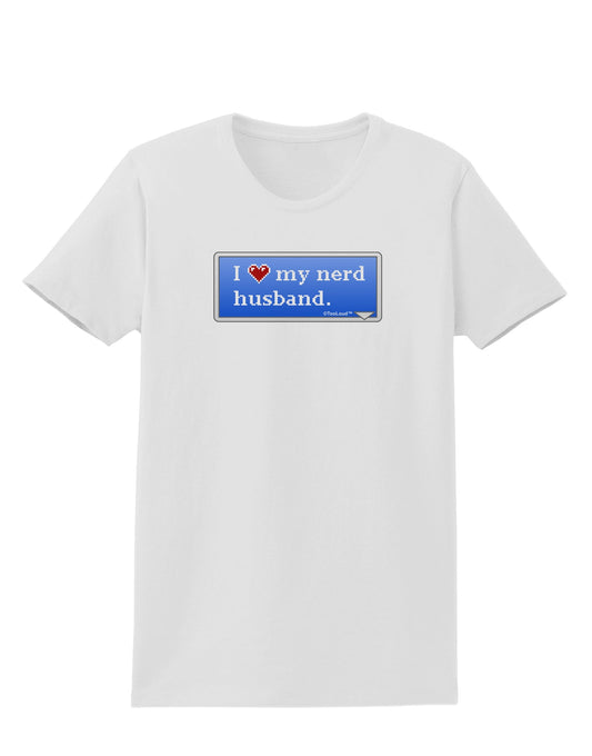 I Heart My Nerd Husband - Retro Womens T-Shirt by TooLoud-Womens T-Shirt-TooLoud-White-X-Small-Davson Sales