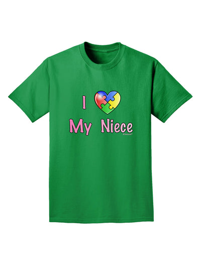 I Heart My Niece - Autism Awareness Adult Dark T-Shirt by TooLoud-Mens T-Shirt-TooLoud-Kelly-Green-Small-Davson Sales