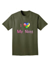 I Heart My Niece - Autism Awareness Adult Dark T-Shirt by TooLoud-Mens T-Shirt-TooLoud-Military-Green-Small-Davson Sales