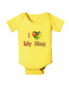 I Heart My Niece - Autism Awareness Baby Romper Bodysuit by TooLoud-Baby Romper-TooLoud-Yellow-06-Months-Davson Sales