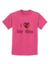 I Heart My Niece - Autism Awareness Childrens T-Shirt by TooLoud-Childrens T-Shirt-TooLoud-Sangria-X-Small-Davson Sales