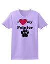 I Heart My Pointer Womens T-Shirt by TooLoud-TooLoud-Lavender-X-Small-Davson Sales