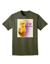 I Heart My Rooster Adult Dark T-Shirt-Mens T-Shirt-TooLoud-Military-Green-Small-Davson Sales