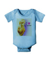 I Heart My Rooster Baby Romper Bodysuit-Baby Romper-TooLoud-LightBlue-06-Months-Davson Sales