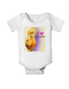 I Heart My Rooster Baby Romper Bodysuit-Baby Romper-TooLoud-White-06-Months-Davson Sales