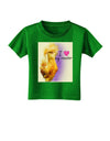 I Heart My Rooster Toddler T-Shirt Dark-Toddler T-Shirt-TooLoud-Clover-Green-2T-Davson Sales